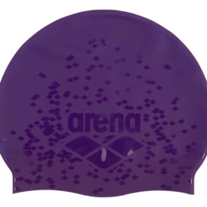 Gorro De Natación Unisex De Silicona Ciruela Suave Y Elástic Ciruela/violeta Diseño De La Tela Talla