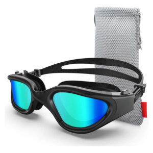 Gafas De Natación Adulto Polarizadas Antivaho Ajustables Neg Negro