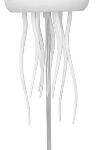 Lámpara Medusa Flotante Tentáculos Móviles Rgb Batería Recar Color De La Estructura Blanco