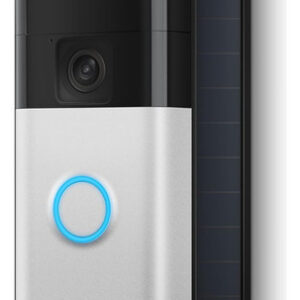 Cargador Solar Timbre Cámara Inalámbrico Ring Nuevo Negro