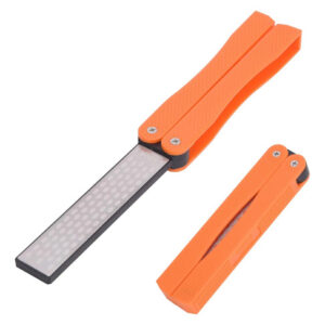 Afilador De Diamante Doble Cara Portátil Para Cuchillos Coci Color