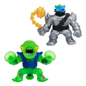 Goo Jit Zu Cursed Goo Sea 2 Pack Pantaro Vs Squidor Bandai