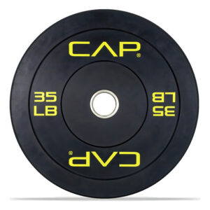Disco Olímpico Goma 16 Kg Cap Barbell Diámetro 5 Cm Negro