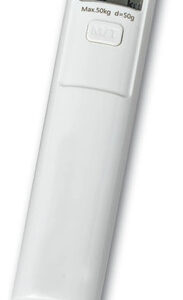 Báscula De Equipaje Digital Hasta 50 Kg Autocargable Blanca Blanco