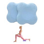 Rodilleras De Yoga Espesas 2cm Antideslizantes Para Niños Azul Talla