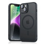 Funda Magnética Para iPhone 14 Translúcida A Prueba De Golpe Negro Nombre Del Diseño
