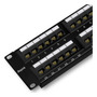 Panel De Conexión 48 Puertos Cat6 10g Montaje En Pared 1u
