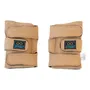 Muñequeras Deportivas Xs Para Gym Color Beige Soporte Seguro Piel