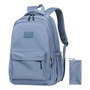 Mochila Impermeable Multifuncional Para Laptop 46x33x15 Cm Blanco Cotton