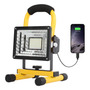 Lámpara De Mano Recargable Led 100w Impermeable 2400 Lúmenes Blanco Frío Beige
