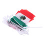 Banderines Tela México 14x21 Cm Decoración Fiestas Patrias