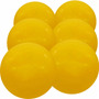 Pack De 6 Pelotas De Playa Inflables 30 Cm Amarillas Para Fi Amarillo Nombre Del Diseño