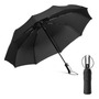 Paraguas Plegable Automático Reforzado 10 Varillas Resistent Negro Diseño De La Tela