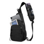 Bandolera Hombre Impermeable Con Bolsillos Ajustable 7 Pulga