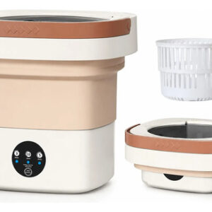 Mini Lavadora Plegable Portátil Automática 2 Tubos Agua Blan