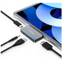 Adaptador Usb C 4 En 1 Para iPad Pro Hdmi 4k Audio Carga Color