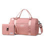 Mochila Pañalera Multifuncional Impermeable Rosa 14 Comparti Rosa