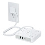 Regleta Multicontacto 6 Salidas 4 Usb Carga Rápida Gris Gris