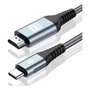 Cable Usb C A Hdmi 4k 2m Macho A Macho Alta Velocidad Gris