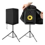 Paquete De 2 Fundas Para Altavoces Exteriores 15 Pulgadas Negro