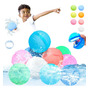 10 Globos De Agua Reutilizables Llenado Rápido Silicona Suav