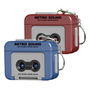 Mini Reproductor De Cinta Casete Retro Portátil Rojo Azul 2