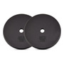 Placas De Peso De Hierro Fundido 25 Libras Ideal Para Entren F. 25 Libras - Par