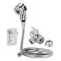 Juego De Adaptador De Grifo Y Rociador De Ducha Inoxidable