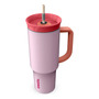 Vaso De Acero Inoxidable Aislante 40 Onzas Color Rosa Meloco