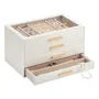 Caja De Joyas Organizador 4 Pisos Para Collares Anillos Aret Beis