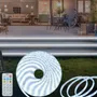 Tiras De Luces Led Solares 9.99m Impermeables Y Con Mando Color De La Luz