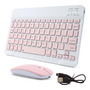 Teclado Bluetooth Ultra Delgado Recargable 10 Pulgadas Rosad Color