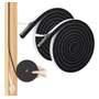 Cinta De Sellado Autoadhesiva Neopreno 10m Para Puertas Y Ve Negro