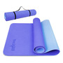 Esterilla De Yoga Tpe 183 Cm Color Veri Peri Y Gris 2 Kg Veri Peri/gris