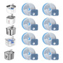 Filtros Para Fuente De Agua De Gatos 8 Piezas Sistema 4 Capa