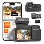 Cámara Dash Para Auto Doble 4k 2.5k Gps Wifi Control Voz