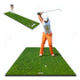 Tapete De Golf 2 En 1 6x4 Pies Césped Sintético 30mm Grosor