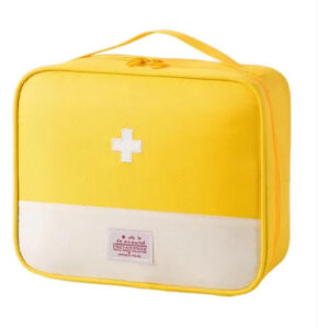 Bolsa De Primeros Auxilios Vacía 26x12x21 Cm Cremalleras Y C