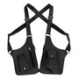 Mochila De Hombro Doble De Cuero Pu Repelente Deportiva Negr Negro Nombre Del Diseño