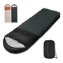 Saco De Dormir Ligero Tres Estaciones Para Camping Y Senderi Negro Ubicación De La Cremallera