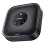 Altavoz Bluetooth Para Conferencias 360 4 Micrófonos Usb C Negro