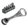 Juego Destornilladores Carraca 6 Piezas Mini 110 Mm Acero Al
