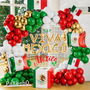 Kit Guirnalda Globos México 154 Piezas Látex Aluminio Día In