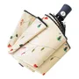 Paraguas De Viaje Compacto Automático Para Niños Floral Uv Flores Diseño De La Tela