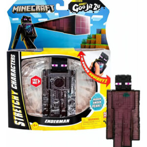 Figura Elástica Enderman Minecraft Para Niños Relleno Suave