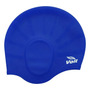 Gorra De Natación Protector De Oídos Adulto Unisex Azul Voit Azul Rayas M