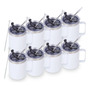 Termo De Café Acero Inoxidable 350ml Doble Pared Aislamiento Blanco Nombre Del Diseño