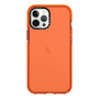 Funda Resistente Para iPhone 12 Pro Max Naranja Transparente