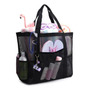 Bolsa De Malla Grande Para Playa Impermeable Plegable Y Lava Negro