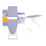 Tabla De Planchar Plegable Altura Ajustable 108 X 30 Cm Gris